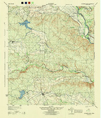 SYCAMORE RANCH, TX HISTORICAL MAP GEOPDF