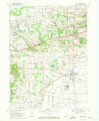 WESTVILLE, IN HISTORICAL MAP GEOPDF 7.5X
