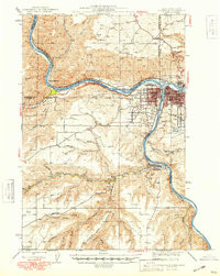 CLARKSTON, WA-ID HISTORICAL MAP GEOPDF 1