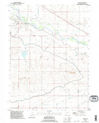COTTIER, WY HISTORICAL MAP GEOPDF 7.5X7.