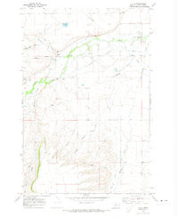 UTICA, MT HISTORICAL MAP GEOPDF 7.5X7.5