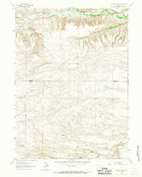 CATTAIL RANCH, WY HISTORICAL MAP GEOPDF