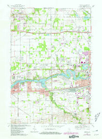 OSCEOLA, IN HISTORICAL MAP GEOPDF 7.5X7.