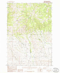 RUSH PEAK, ID HISTORICAL MAP GEOPDF 7.5X
