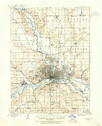 DES MOINES, IA HISTORICAL MAP GEOPDF 15X