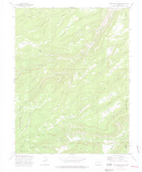 ESCALANTE FORKS, CO HISTORICAL MAP GEOPD