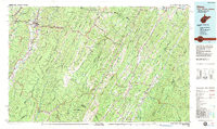 ELKINS, WV-VA HISTORICAL MAP GEOPDF 30X6
