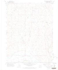 HOOKER MOUNTAIN, CO HISTORICAL MAP GEOPD