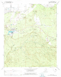 MCNARY, AZ HISTORICAL MAP GEOPDF 7.5X7.5