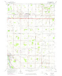 AUBURN, MI HISTORICAL MAP GEOPDF 7.5X7.5