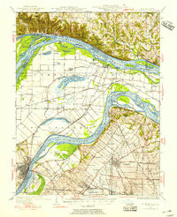 SAINT CHARLES, MO-IL HISTORICAL MAP GEOP