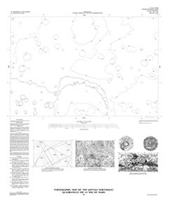 TOPOGRAPHIC IAPYGIA NW QUADRANGLE MARS