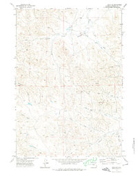 ORIVA NW, WY HISTORICAL MAP GEOPDF 7.5X7
