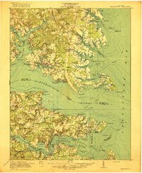 KILMARNOCK, VA HISTORICAL MAP GEOPDF 15X