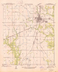 DERIDDER, LA HISTORICAL MAP GEOPDF 7.5X7