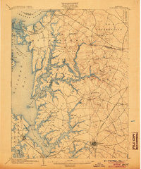 SAINT MICHAELS, MD HISTORICAL MAP GEOPDF