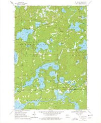 SAINT GERMAIN, WI HISTORICAL MAP GEOPDF