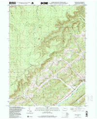 BEAR KNOB, PA HISTORICAL MAP GEOPDF 7.5X