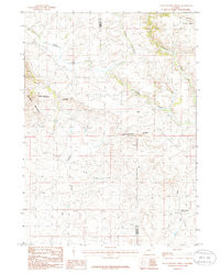HALLS MEADOW SPRING, WY HISTORICAL MAP G