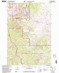 LEMHI PASS, MT-ID HISTORICAL MAP GEOPDF