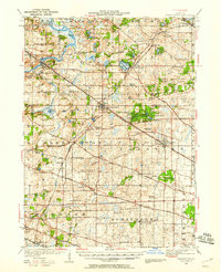 BARRINGTON, IL HISTORICAL MAP GEOPDF 15X