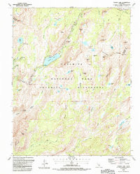 TENAYA LAKE, CA HISTORICAL MAP GEOPDF 7.