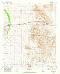 QUARTZSITE, AZ HISTORICAL MAP GEOPDF 15X