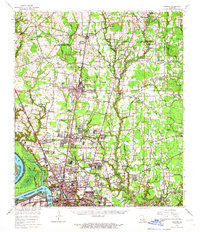 ZACHARY, LA HISTORICAL MAP GEOPDF 15X15