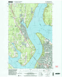 GIG HARBOR, WA HISTORICAL MAP GEOPDF 7.5