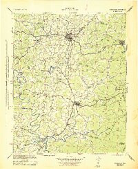 COOKEVILLE, TN HISTORICAL MAP GEOPDF 30X