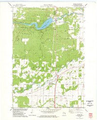 ABRAMS, WI HISTORICAL MAP GEOPDF 7.5X7.5