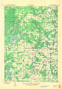 COLEMAN, WI HISTORICAL MAP GEOPDF 15X15