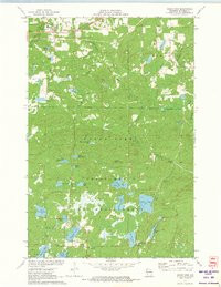 GRAND VIEW, WI HISTORICAL MAP GEOPDF 7.5