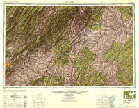 ROANOKE, VA-WV HISTORICAL MAP GEOPDF 1X2
