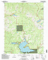 BUCKS LAKE, CA HISTORICAL MAP GEOPDF 7.5