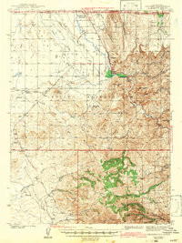 OWYHEE, NV-ID HISTORICAL MAP GEOPDF 15X1