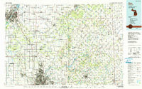 FLINT, MI HISTORICAL MAP GEOPDF 30X60 GR