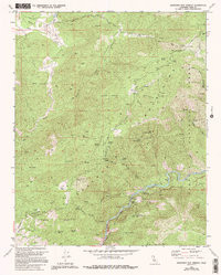 DEMOCRAT HOT SPRINGS, CA HISTORICAL MAP