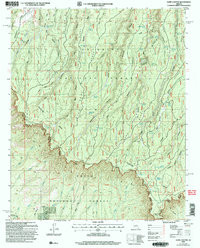 DANE CANYON, AZ HISTORICAL MAP GEOPDF 7.