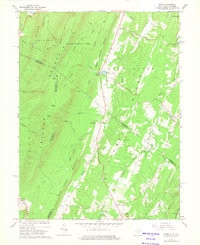 RIDGE, WV-VA HISTORICAL MAP GEOPDF 7.5X7