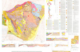 GEOL MAP CENTRAL & SOUTH HIGHLAND MTNS