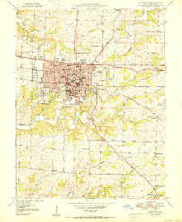 COLUMBIA, MO HISTORICAL MAP GEOPDF 7.5X7