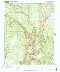 BULL VALLEY GORGE, UT HISTORICAL MAP GEO