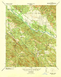 BRYSON, CA HISTORICAL MAP GEOPDF 15X15 G