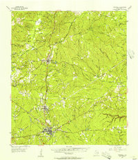 WOODVILLE, TX HISTORICAL MAP GEOPDF 15X1