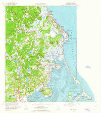DUXBURY, MA HISTORICAL MAP GEOPDF 7.5X7.