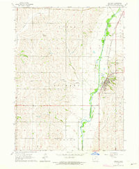 OAKLAND, IA HISTORICAL MAP GEOPDF 7.5X7.
