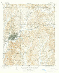 MERIDIAN, MS HISTORICAL MAP GEOPDF 15X15