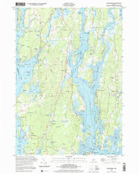 PHIPPSBURG, ME HISTORICAL MAP GEOPDF 7.5