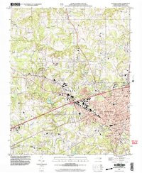 STATESVILLE WEST, NC HISTORICAL MAP GEOP